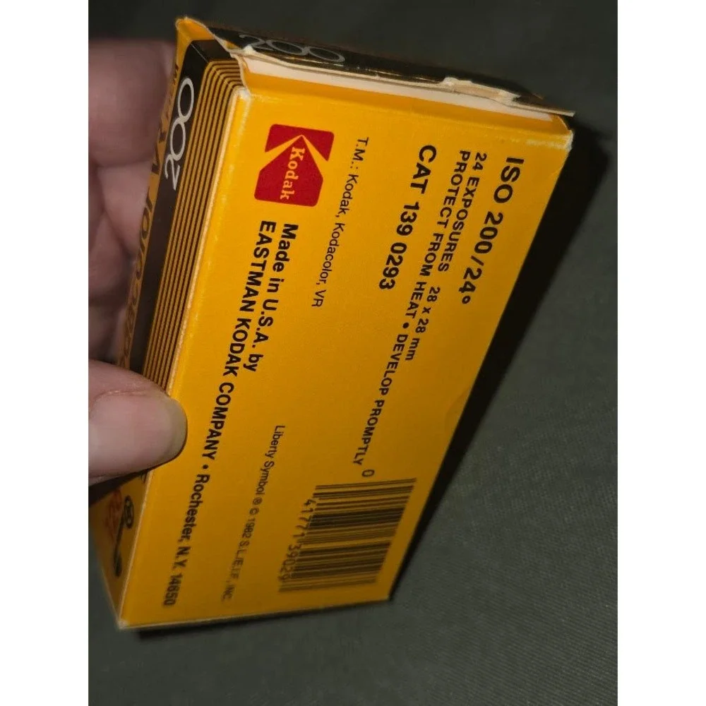 Kodak Color Print Film ISO 200 24 Exposures Unopened Box